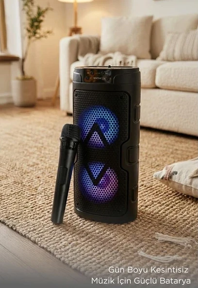 Torima GTS-2129 RGB Bluetooth Hoparlör - Resim 2