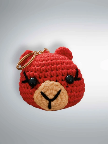 Amigurumi Anahtarlık 7-8 cm Sevimli El Örgüsü Hediyelik Anahtar ve Çanta Aksesuarı ürün görseli 1