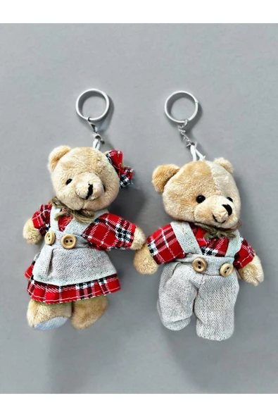 Sevgili Peluş Anahtarlık & Çanta Süsü 12 cm  Kırmızı ürün görseli 1