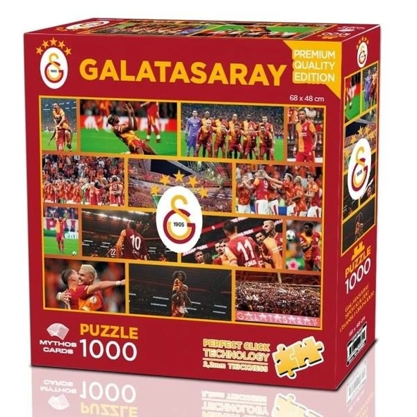 Galatasaray Lisanslı Puzzle 1000 Parça (2025/26) ürün görseli 1