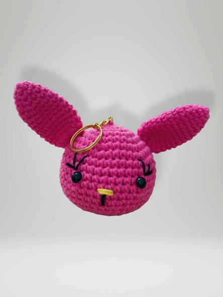 Amigurumi Anahtarlık 7-8 cm Sevimli El Örgüsü Hediyelik Anahtar ve Çanta Aksesuarı ürün görseli 1