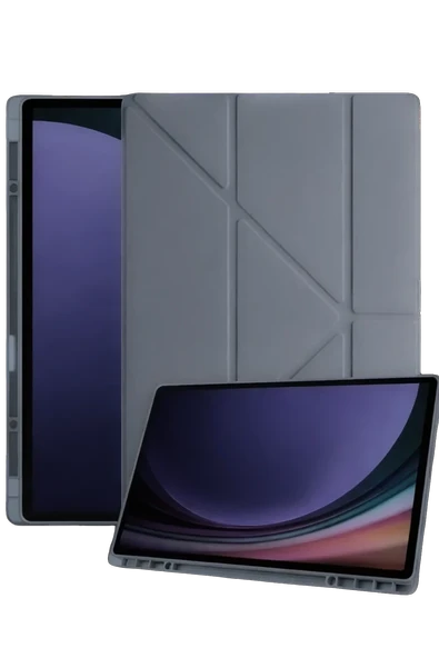 Mey İthalat®  Samsung Galaxy X730 Tab S11 Kalemlikli Mars Tablet Kılıfı - Koyu Gri ürün görseli 1