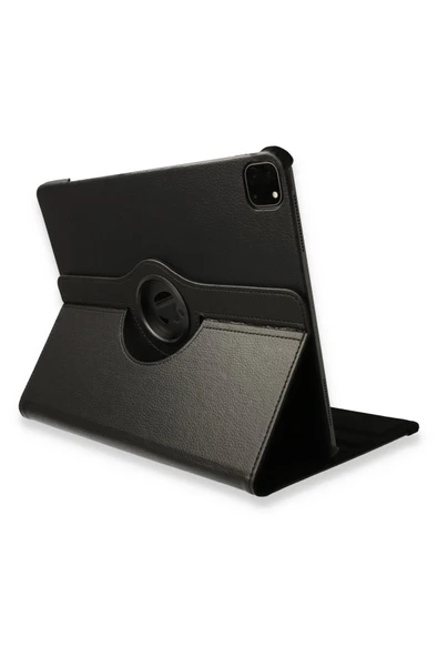 Mey İthalat®   iPad Pro 12.9 (2021) Kılıf 360 Tablet Deri Kılıf - Siyah ürün görseli 1