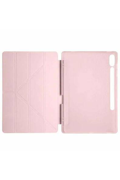 Mey İthalat®  Samsung Galaxy X510 Tab S9 FE 11 Kılıf Kalemlikli Mars Tablet Kılıfı - Rose Gold ürün görseli 1