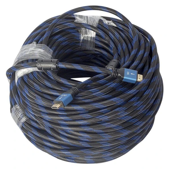 Powermaster Örgülü Çipsetli + Çift Filtreli 40 Metre HDMI Kablo ürün görseli 1