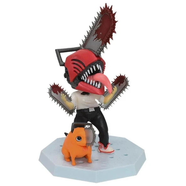 Testere Adam Aksiyon Figürü ve Pochita PVC Anime Figür 16cm ürün görseli 1