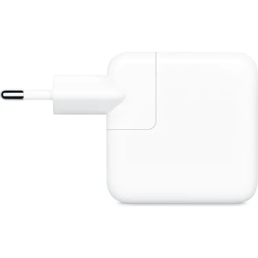 Apple 35 W Çift Usb-C Bağlantı Noktalı Güç Adaptörü - Beyaz (MW2K3TU/A) Apple Türkiye garantili ürün görseli 1