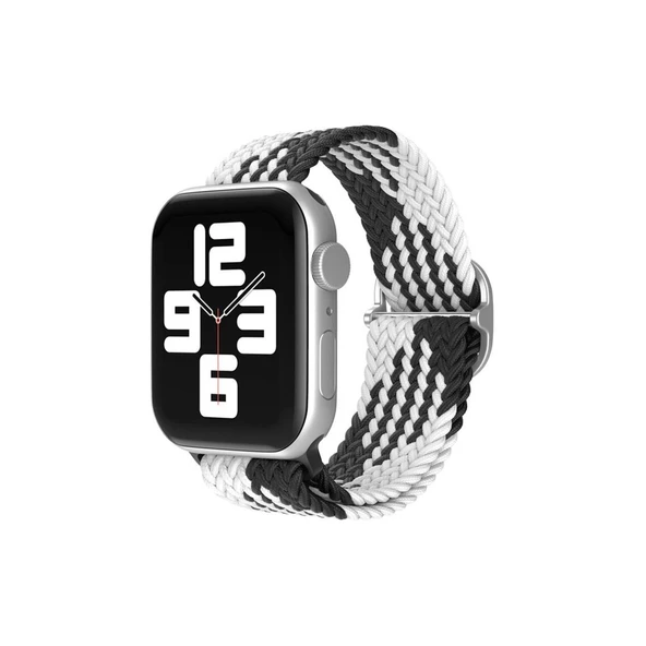 Watch 20mm  Kordon - Siyah-beyaz ürün görseli 1