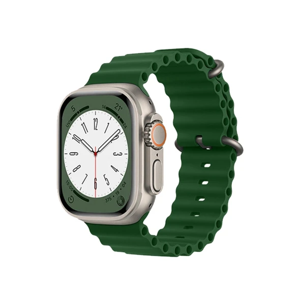 Apple Watch 38mm Ocean Kordon (saat Değildir) - Koyu Yeşil ürün görseli 1