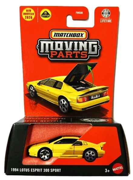 Matchbox 2026 1:64 Arabalar 1994 LOTUS ESPRIT 300 SPORT JHV41 ürün görseli 1