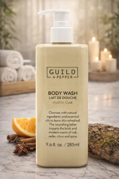 Guild + Pepper Warm Oak Nemlendirici Duş Jeli 285 ml ürün görseli 1