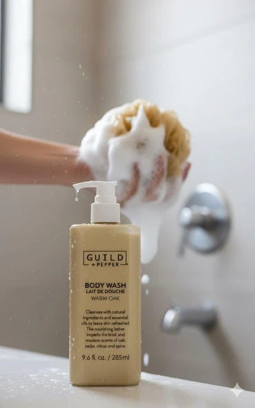 Guild + Pepper Warm Oak Nemlendirici Duş Jeli 285 ml - Resim 5