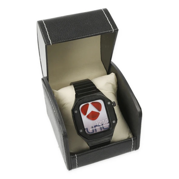 Apple Watch 45mm Kr409 Metal Kordon (saat Değildir) - Siyah ürün görseli 1