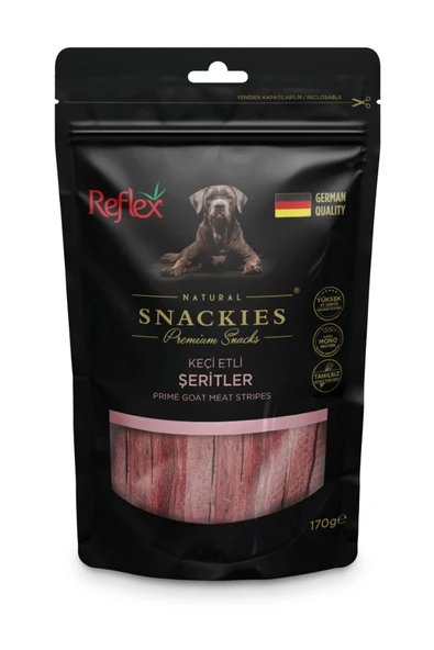 Reflex Snackies Keçi Etli Şeritler Köpek Ödülü 170 Gr. Rft-137 ürün görseli 1