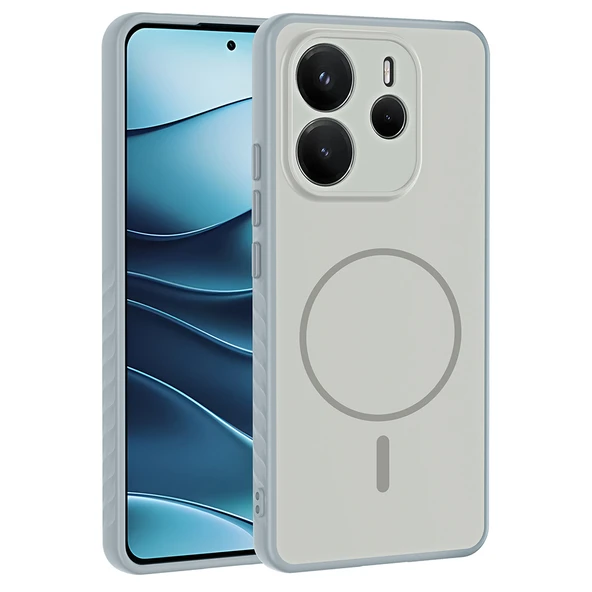 Xiaomi Redmi Note 14 4G Kılıf Magsafe Şarj Özellikli Lüx Tea Kapak ürün görseli 1