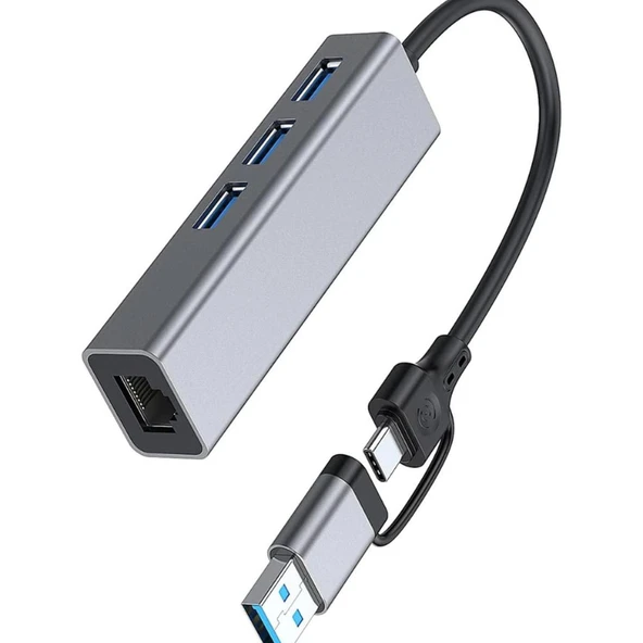 Dgk Type-C Usb 3 Usb Gigabit Ethernet ZR1109 ürün görseli 1