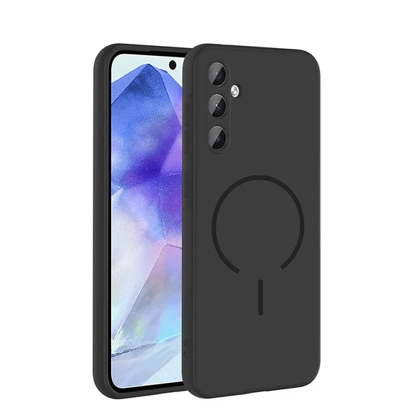 Galaxy A37 Kılıf Kamera Çıkıntılı Magsafe Şarj Özellikli Lüx Meta Kapak ürün görseli 1