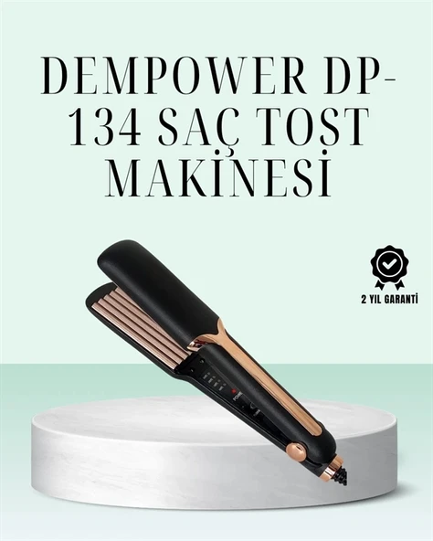 DEMPOWER DP-134 – Isı Ayarlı Saç Şekillendirme Deneyimi ürün görseli 1