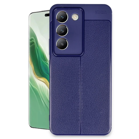 HERŞEYTREND Vivo V30 Lite 4g Kılıf Auto Focus Kapak - Lacivert ürün görseli 1