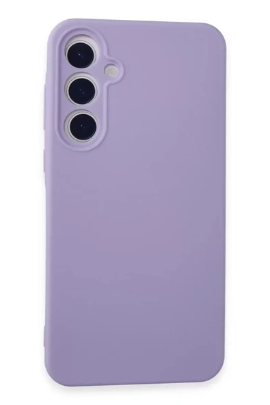Newface Samsung Galaxy A55 5G Kılıf Nano içi Kadife Silikon - Lila ürün görseli 1