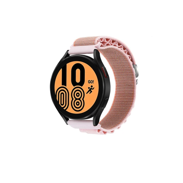 Watch 22mm Kr410 Kumaş Kordon - Pembe ürün görseli 1