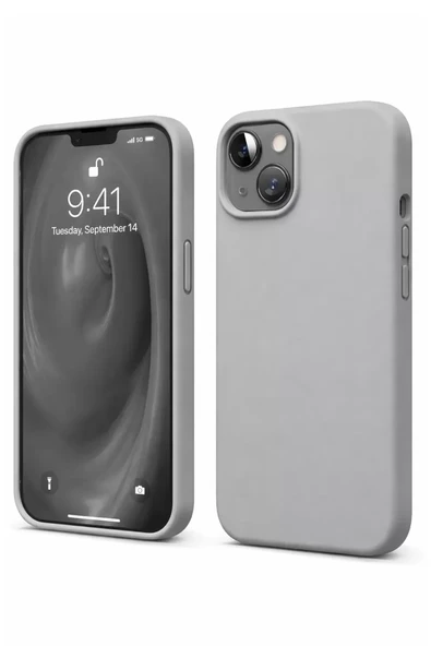 Newface Apple iPhone 14 Kılıf First Silikon - Gri ürün görseli 1