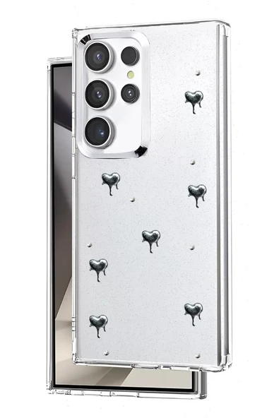Newface Samsung Galaxy S24 Ultra Fiyonk Desenli Kapak - Desen 1 ürün görseli 1