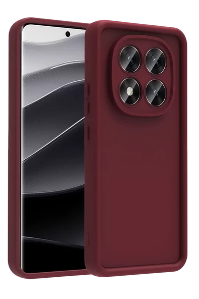 Newface Xiaomi Redmi Note 15 Pro 4G Viera Silikon - Bordo ürün görseli 1