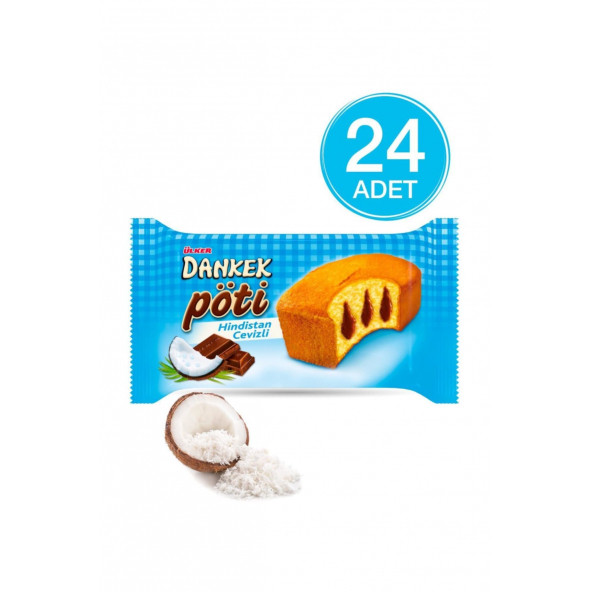 Ülker Dankek Pöti Hindistan Cevizli 24'lü 35 g ürün görseli 1
