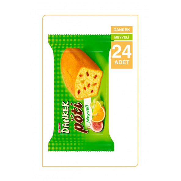 Ülker Dankek Pöti Meyveli 24'lü 35 g ürün görseli 1