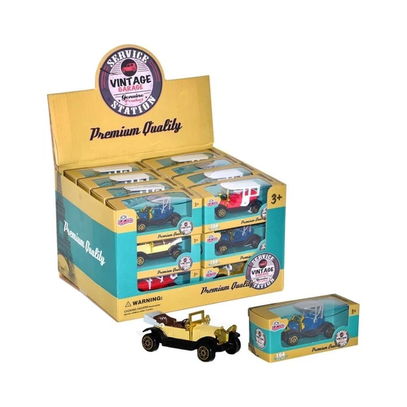 Vardem Premium Quality Kutulu 6Cm Klasik Otomobil 99001-99005 ürün görseli 1
