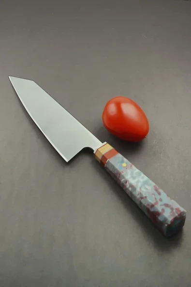 Zülfikar Özkan İmzalı Profesyonel Kiritsuke Şef Bıçağı - 32 cm Hibrit Tasarım - Denizli Yatağan ürün görseli 1