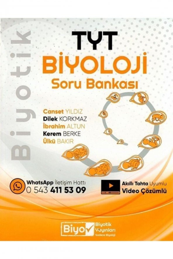 Tyt Biyoloji Biyotik Soru Bankası Biyotik Yayınları ürün görseli 1