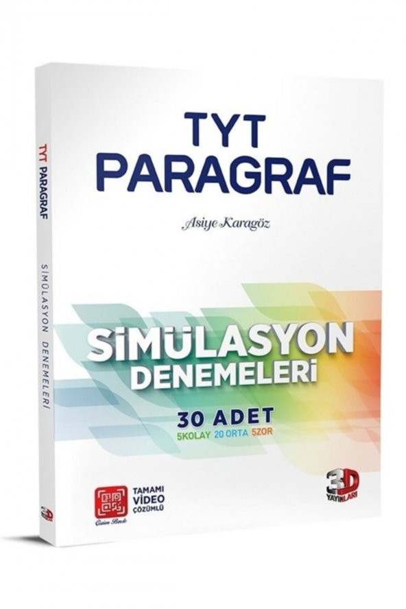 3d Tyt Simülasyon Paragraf Denemeleri Tamamı Video Çözümlü ürün görseli 1