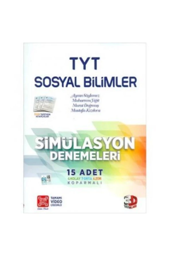 3D TYT Sosyal Bilgiler Denemeleri ürün görseli 1
