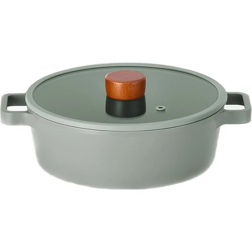 Neoflam Fika Döküm Tencere 24 cm Gri D-NEOG224 ürün görseli 1