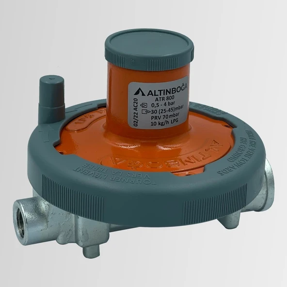 Altınboğa ATR-800 10 kg/h Regülatör - Alçak Basınç Vanalı Dedantör Tek Kademe Tüp Başlığı ürün görseli 1