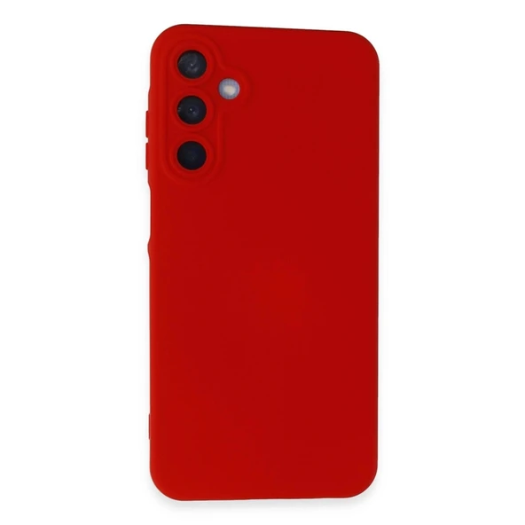 Samsung Galaxy A35 5g Kılıf Nano İçi Kadife Silikon - Kırmızı ürün görseli 1