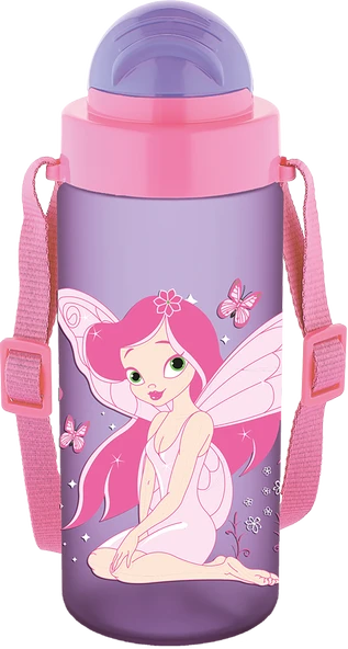 Noki Kids Su Matarası (Suluk) Tritan Pipetli Kapak 500 Ml (Karışık Renk 1 Adet) ürün görseli 1