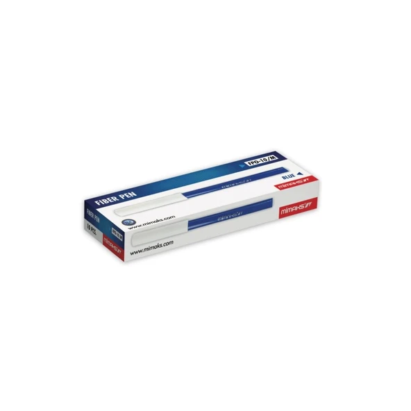 Mimaks Ofis Tipi Keçeli Kalem Mavi (10 Lu Paket) Fpo-10 ürün görseli 1