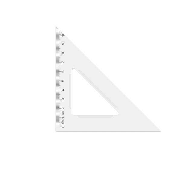 Hatas 0740 Öğrenci Gönyesi 16Cm/45 Derece ürün görseli 1