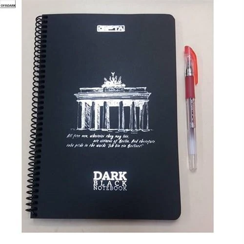 Gıpta Dark Siyah Defter A-4 Spiralli Pp Kapak 50-0 3-2673000-2011 ürün görseli 1