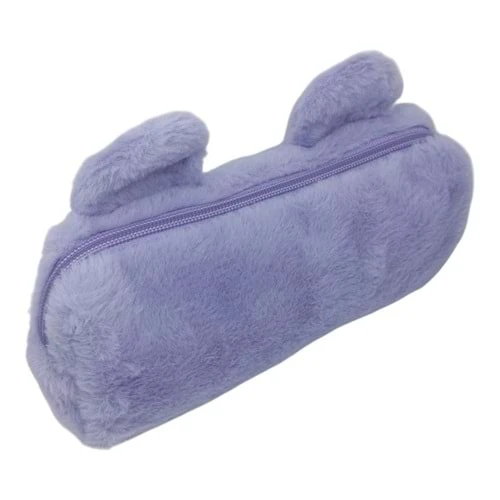 B&D Kalem Çantası Peluş Sevimli Kedi Mor ürün görseli 1
