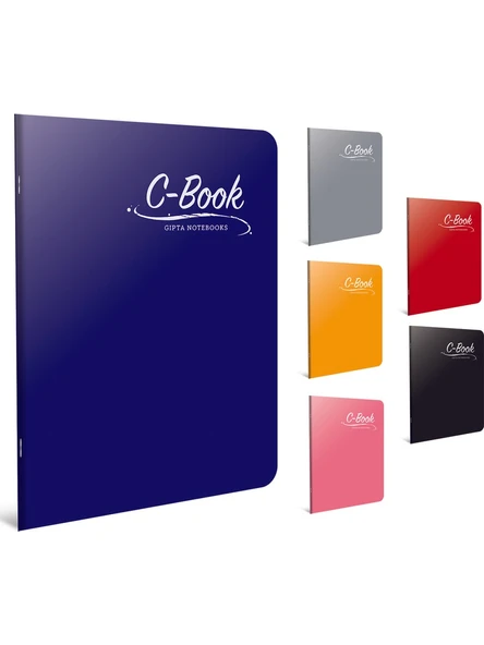 Gıpta C Book Dikişli Plastik Kapak Defter A4 60 Yaprak Çizgisiz (4 Lü Paket) ürün görseli 1