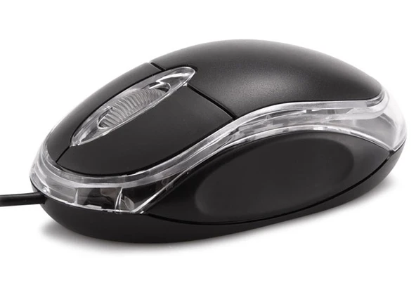 Usb Siyah Işıklı Optik Mouse Km-6809 - Resim 2