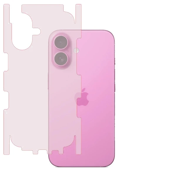 Iphone 16 ile Uyumlu 360 Arka Kaplama   Mat Şeffaf ürün görseli 1