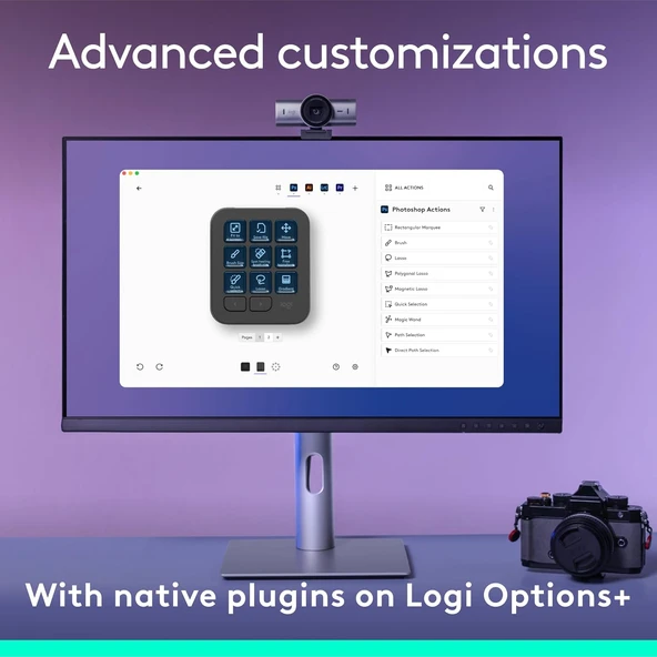 Logitech MX Creative Console | Siyah - Resim 4