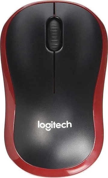 Logitech M185 910-002237 Kırmızı Optik Kablosuz Mouse ürün görseli 1