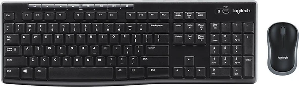 Logitech MK270 920-004525 Kablosuz Klavye Mouse Seti ürün görseli 1