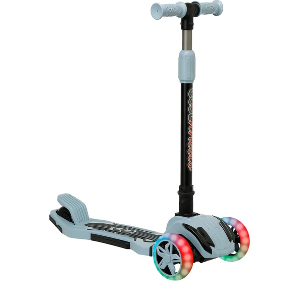 Unisex Luna Elite 3 Tekerlekli Katlanabilir LED Işıklı Scooter ürün görseli 1